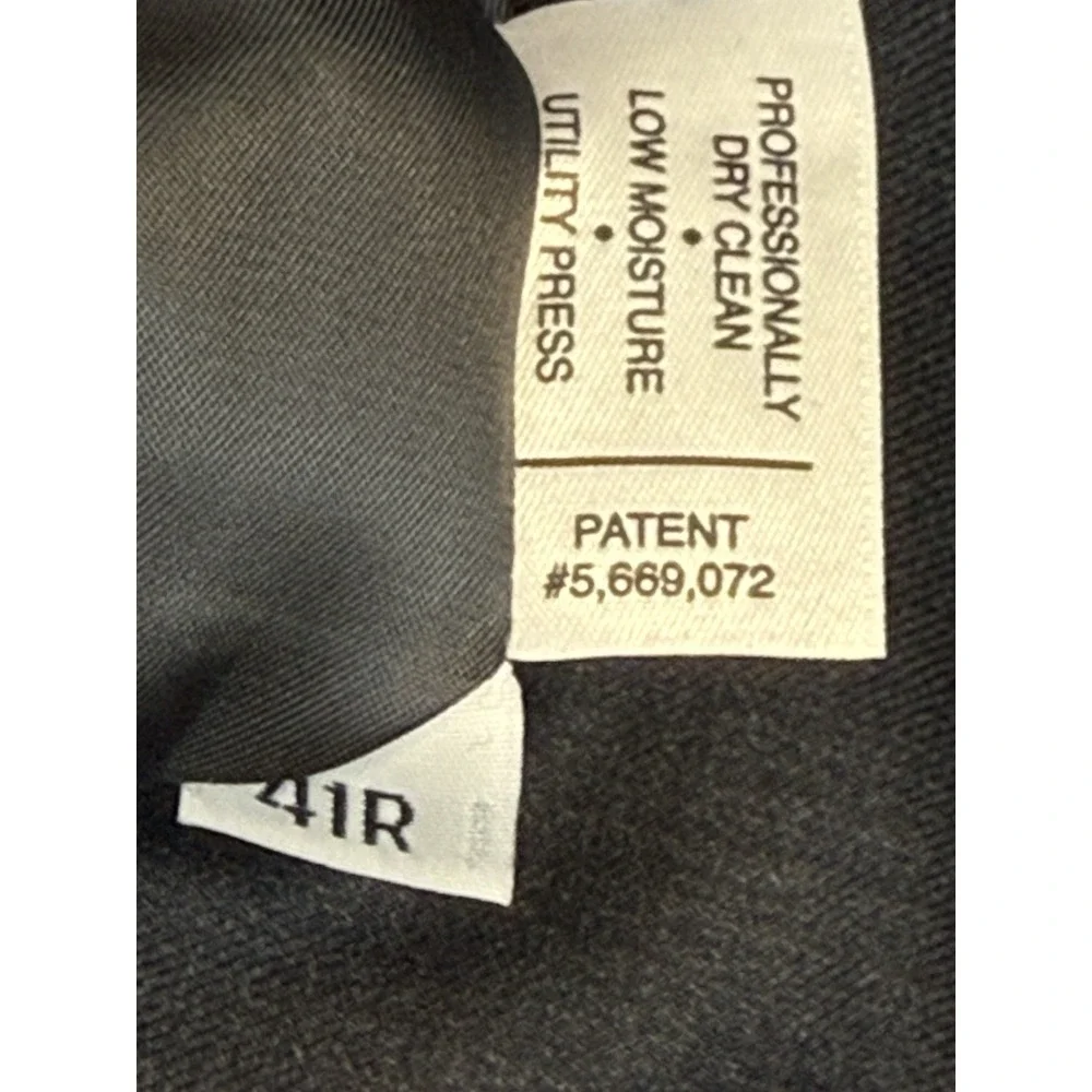 Hart Schaffner‎ Marx Sport Coat Blazer Mens 41R Dark Gray Wool Suit Jacket USA